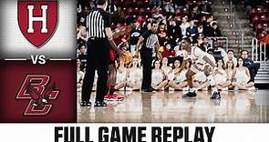 Harvard vs. Boston College Full Game Replay | 2023-24 ACC Men’s Basketball