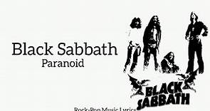 Black Sabbath - Paranoid (lyrics)