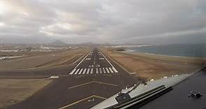 Approach & landing runway 03 Arrecife Lanzarote airport (ACE GCRR)