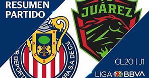 Resumen y Goles | Guadalajara vs Juárez | Jornada 1 - Clausura 2020 | Liga BBVA MX