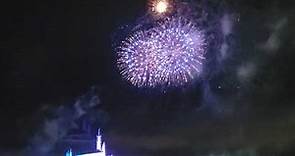 Fireworks from a Bay Lake Tower Themepark View Room!