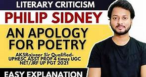 Literary Criticism || An Apology for Poetry by Philip Sidney