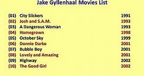 Jake Gyllenhaal Movies List
