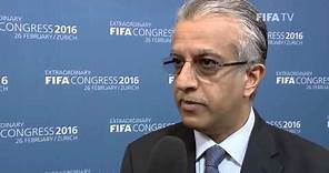 SHK. SALMAN BIN EBRAHIM AL KHALIFA - FIFA Presidential Candidate