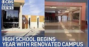 Westwood High School welcomes back students with renovated campus