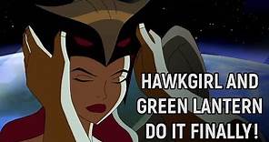 Hawkgirl and Green Lantern Become One FINALLY !
