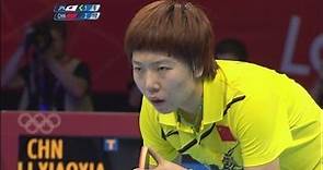 Ishikawa (JPN) v Li (CHN) Women's Table Tennis Semi-Final Replay - London 2012 Olympics