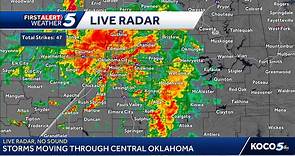LIVE RADAR: Storms moving through central Oklahoma