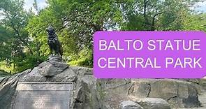Balto Statue in Central Park NYC