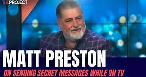 Matt Preston On Sending Secret Messages While On TV