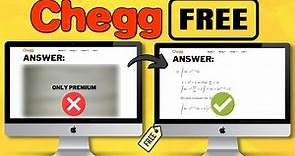 Get Chegg Answers FOR FREE - Unblur Your Answers in 2023 (No Account Needed)