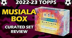 MOOSE BOX! 2022-23 Topps Jamal Musiala Platinum Curated Set Soccer Box Review