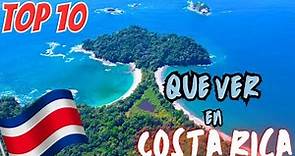✈ Que Ver en COSTA RICA | Top 10 Mejores LUGARES para Visitar ✅