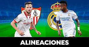 Alineación del Real Madrid hoy contra el Sevilla en el partido de la Liga Santander