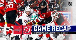 Capitals @ Devils 10/25 | NHL Highlights 2023