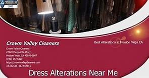 Dress Alterations Near Me - Crown Valley Cleaners