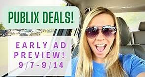 🔥 Publix Early Weekly Ad Preview! 9/7-9/14 || BEST DEALS || Learn How to Shop For Free At Publix!