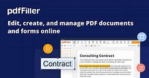 Converter PDF para Excel - Conversor Online de PDF para Excel | PDFFiller