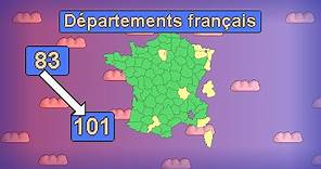 Histoire et évolution des départements français