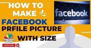 How To Make Facebook Profile Picture With Size | Adobe Photoshop 2021