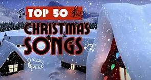 2 Hours of the 50 Best Christmas Songs in a Beautiful Snowy Village Scene