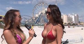 Bikini Beach - Angelina interviews Nikki Rae
