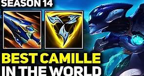 RANK 1 BEST CAMILLE IN SEASON 14 - AMAZING GAMEPLAY! | League of Legends