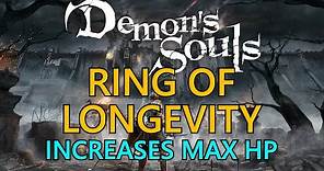 Demon's Souls Remake: Ring Of Longevity