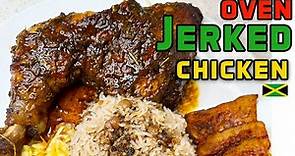 The BEST Homemade Jamaican Jerk Chicken and Rice & Peas | Oven Baked