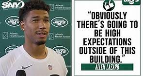 Allen Lazard on training camp, working with Aaron Rodgers, guiding undrafted wide receivers | SNY