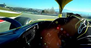 Daniel Ricciardo's First Lap in a Renault - Visor Cam | F1 Testing 2019