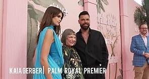 Kaia Gerber talks about her character Mitzi and more red carpet moments at the Palm Royale premiere