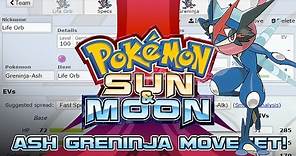 Ash-Greninja Moveset Guide! How to use Ash-Greninja! Pokemon Sun and Moon! w/ PokeaimMD!