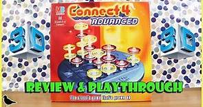 Connect 4 Advanced Board Game Full Playthrough & Review! | Board Game Night