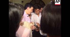 PHILIPPINES: CORAZON AQUINO SNUBS GRANDSON'S BAPTISM