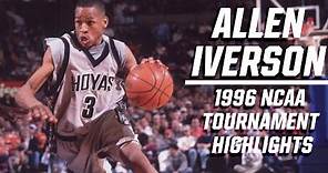 Allen Iverson: 1996 NCAA tournament highlights