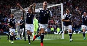 Scotland 2-2 England. Leigh Griffiths free kicks