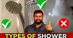 Types Of Shower For Bathrooms 🚿