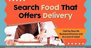 Search Food That Offers Delivery - Food Near Me