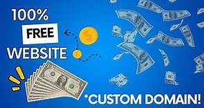 Make a Website for FREE with Free Hosting & Custom Domain (IN 6 MINS)