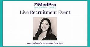 MedPro International Live Recruitment Event in the Middle East!