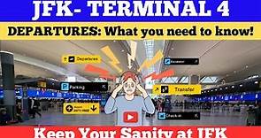 JFK Terminal 4 Check In: How to Navigate