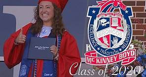 McKinney Boyd High School 2020 Graduation