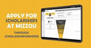 Mizzou Annual Scholarship Application