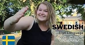 Learn SWEDEN Sign Language with Josse! | SSL Online Course