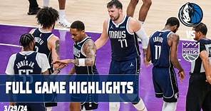 Dallas Mavericks Team Highlights vs. Sacramento Kings | 3/29/24