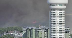 Spaventoso incendio in Corea del Sud: i forti venti trascinano le fiamme