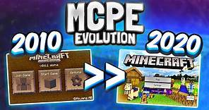 Evolution of MINECRAFT 2010-2020! - MCPE History (0.1 to 1.13) - Minecraft Bedrock Edition Evolution