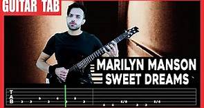 【MARILYN MANSON】[ Sweet Dreams (Are Made Of This) ] cover by Dotti Brothers | LESSON | GUITAR TAB