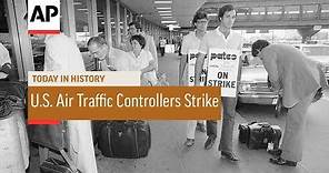 U.S. Air Traffic Controllers Strike - 1981 | Today In History | 3 Aug 17